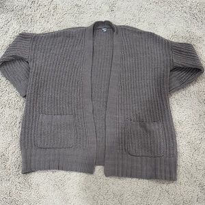Aerie grey knit cardigan size medium